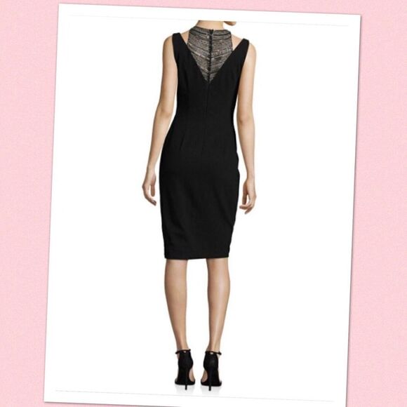 David Meister Embellished Neck Dress LBD REVOLVE - Picture 5 of 7